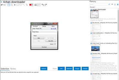 4chan downloader - Flamory bookmarks and screenshots