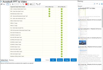 Acoolsoft PPT to Video - Flamory bookmarks and screenshots