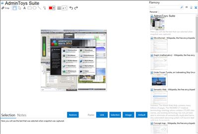 AdminToys Suite - Flamory bookmarks and screenshots