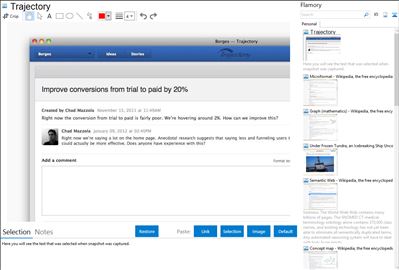 Trajectory - Flamory bookmarks and screenshots