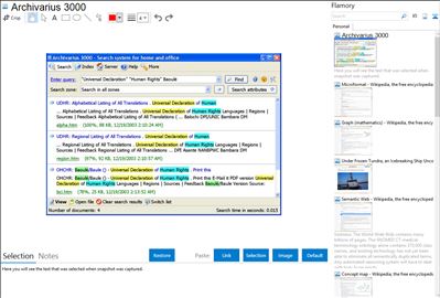 Archivarius 3000 - Flamory bookmarks and screenshots