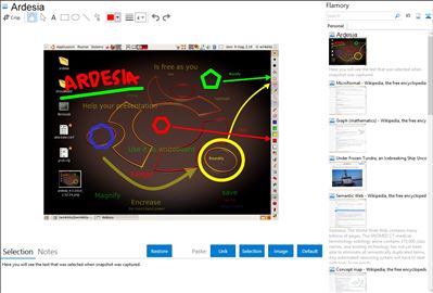 Ardesia - Flamory bookmarks and screenshots