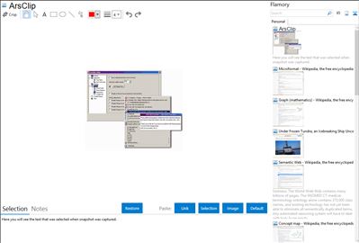 ArsClip - Flamory bookmarks and screenshots