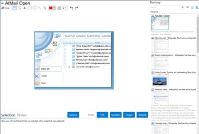 AtMail Open - Flamory bookmarks and screenshots