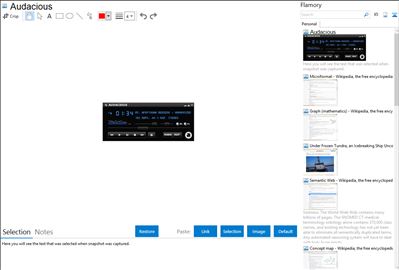 Audacious - Flamory bookmarks and screenshots