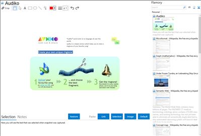Audiko - Flamory bookmarks and screenshots