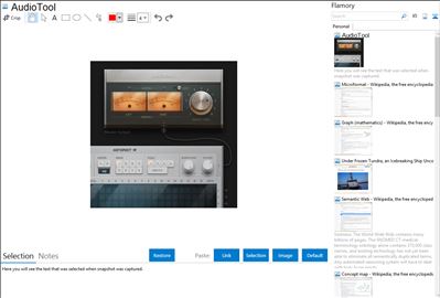 AudioTool - Flamory bookmarks and screenshots