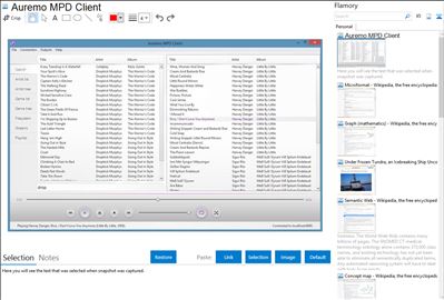 Auremo MPD Client - Flamory bookmarks and screenshots