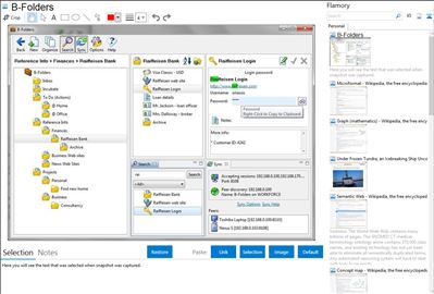 B-Folders - Flamory bookmarks and screenshots