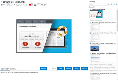 Banckle Helpdesk - Flamory bookmarks and screenshots
