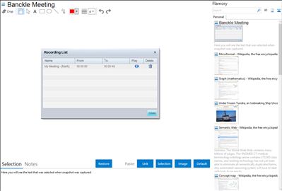 Banckle Meeting - Flamory bookmarks and screenshots