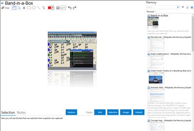 Band-in-a-Box - Flamory bookmarks and screenshots