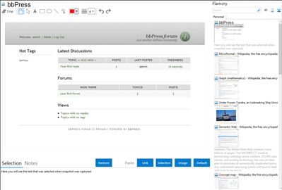 bbPress - Flamory bookmarks and screenshots