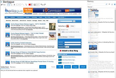 Beritague - Flamory bookmarks and screenshots