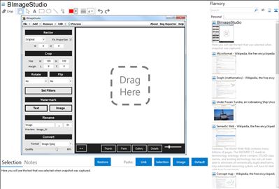 BImageStudio - Flamory bookmarks and screenshots