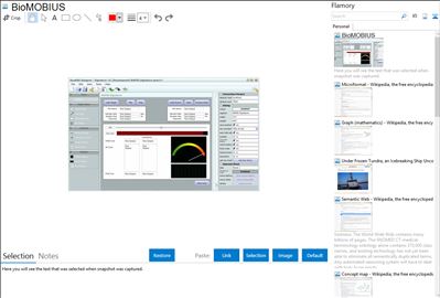 BioMOBIUS - Flamory bookmarks and screenshots