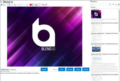 Blend.io - Flamory bookmarks and screenshots