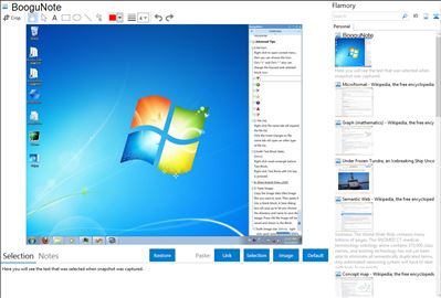 BooguNote - Flamory bookmarks and screenshots