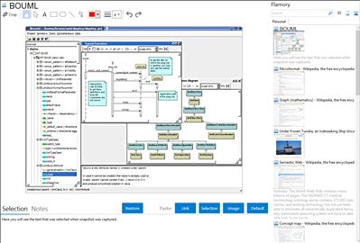 BOUML - Flamory bookmarks and screenshots