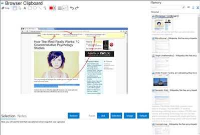 Browser Clipboard - Flamory bookmarks and screenshots