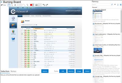 Burning Board  - Flamory bookmarks and screenshots