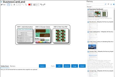 BusinessCardLand - Flamory bookmarks and screenshots