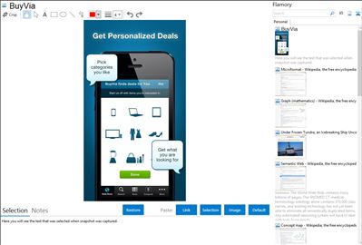 BuyVia - Flamory bookmarks and screenshots