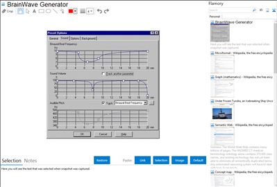 BrainWave Generator - Flamory bookmarks and screenshots