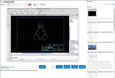 LibreCAD - Flamory bookmarks and screenshots