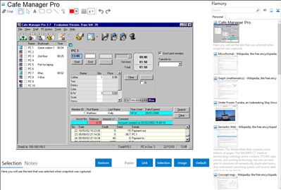 Cafe Manager Pro - Flamory bookmarks and screenshots