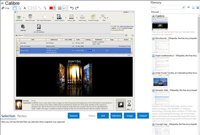 Calibre - Flamory bookmarks and screenshots