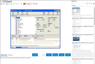 CDCheck - Flamory bookmarks and screenshots