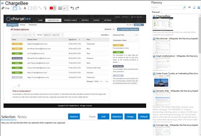 ChargeBee - Flamory bookmarks and screenshots