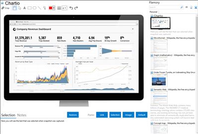 Chartio - Flamory bookmarks and screenshots