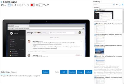 ChatGrape - Flamory bookmarks and screenshots