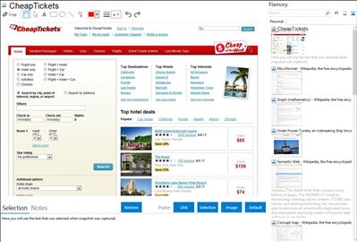 CheapTickets - Flamory bookmarks and screenshots