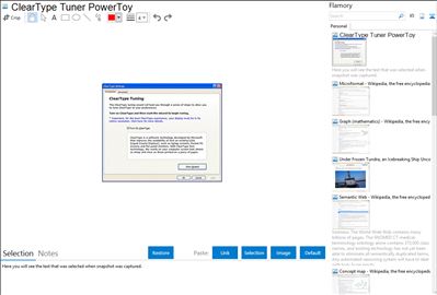 ClearType Tuner PowerToy - Flamory bookmarks and screenshots