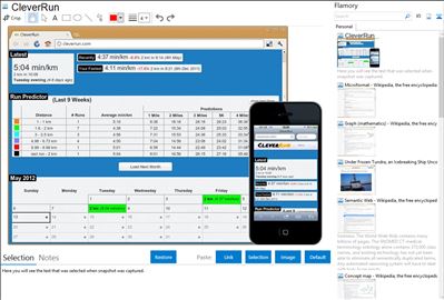 CleverRun - Flamory bookmarks and screenshots