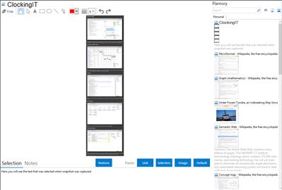 ClockingIT - Flamory bookmarks and screenshots