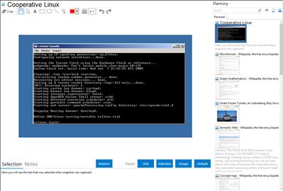 Cooperative Linux - Flamory bookmarks and screenshots
