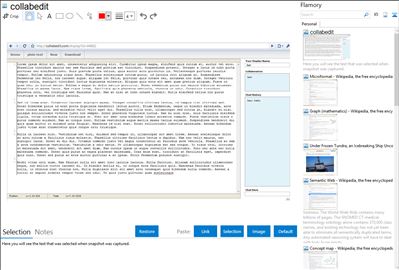 collabedit - Flamory bookmarks and screenshots