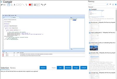 Compilr - Flamory bookmarks and screenshots