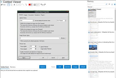 Context Viewer - Flamory bookmarks and screenshots