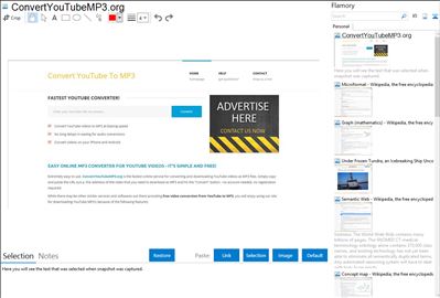 ConvertYouTubeMP3.org - Flamory bookmarks and screenshots