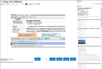 Copy Link Address - Flamory bookmarks and screenshots