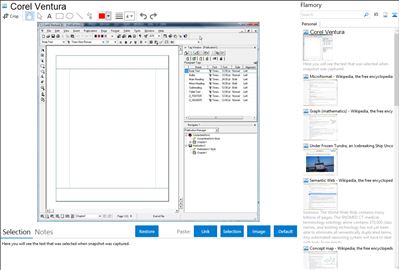 Corel Ventura - Flamory bookmarks and screenshots