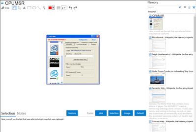 CPUMSR - Flamory bookmarks and screenshots