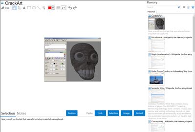 CrackArt - Flamory bookmarks and screenshots