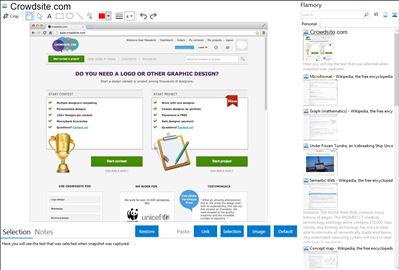 Crowdsite.com - Flamory bookmarks and screenshots