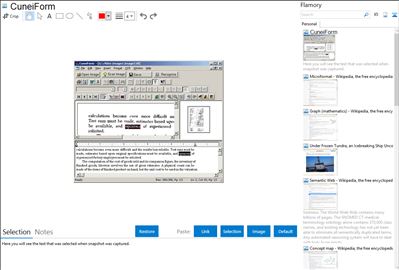 CuneiForm - Flamory bookmarks and screenshots